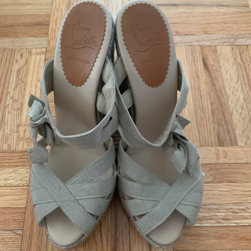 Never Worn!!! Christian Louboutin Espadrilles